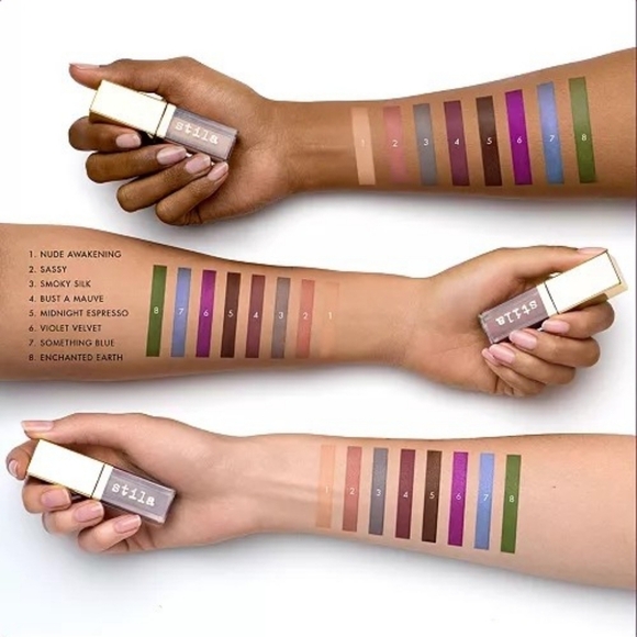 NIB Stila-Smokey Silk, Suede Shade Liquid Eye Shadow - Picture 7 of 11